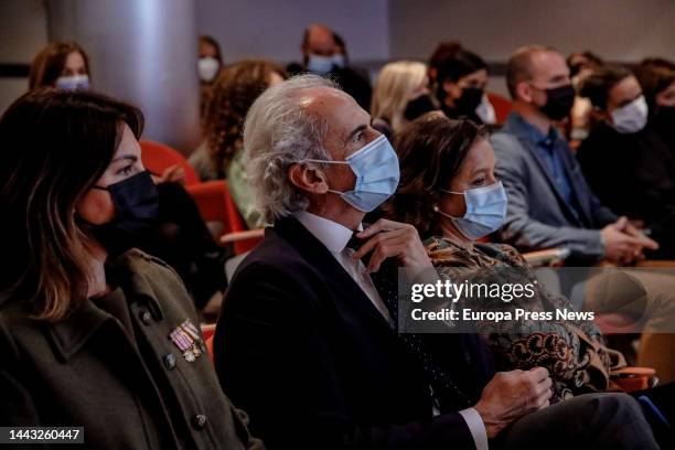 The Minister of Health of the Community of Madrid, Enrique Ruiz Escudero, attends the 1st 'Woman Day Cancer' in the auditorium of the Hospital...