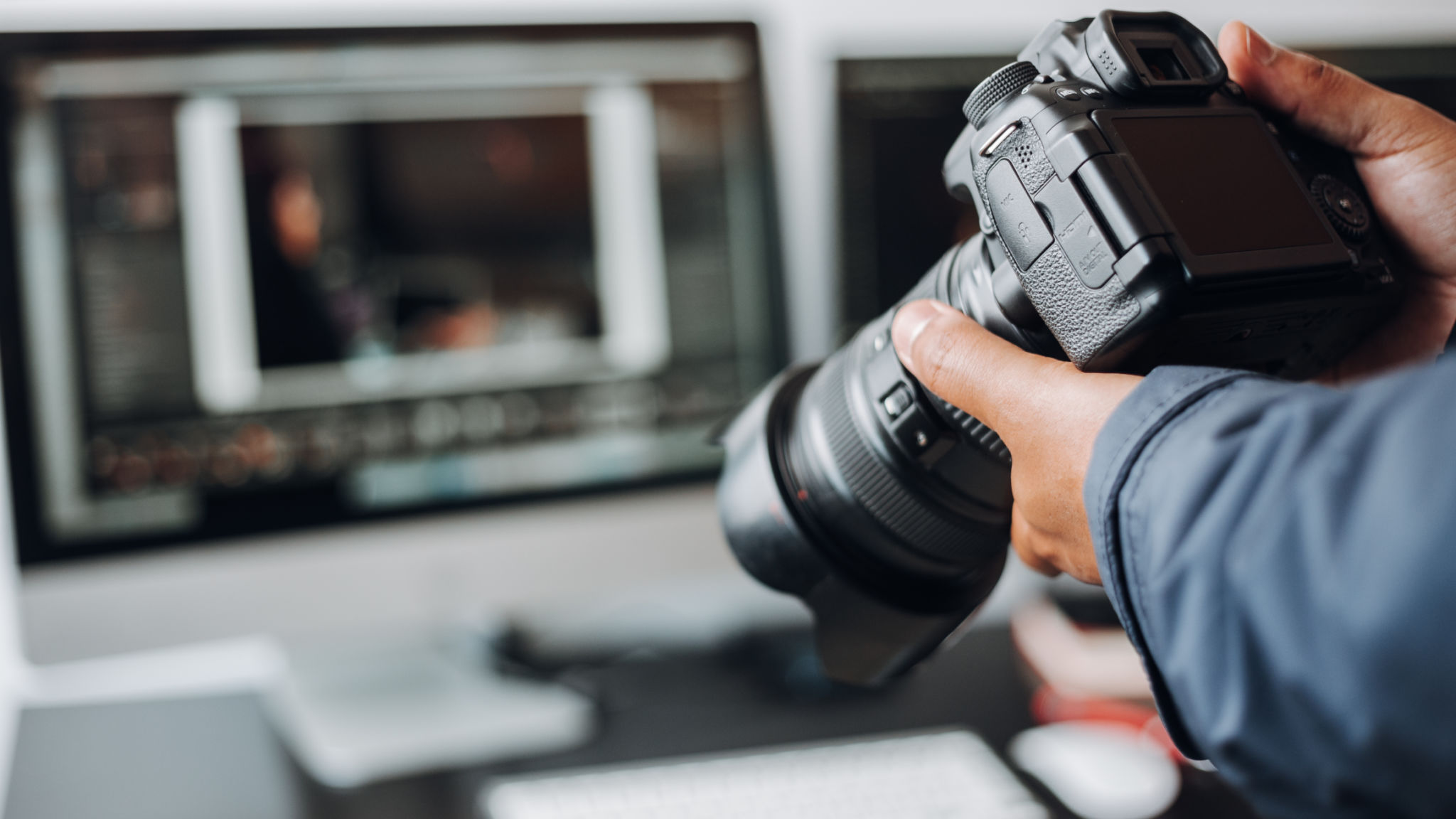 photographer editing