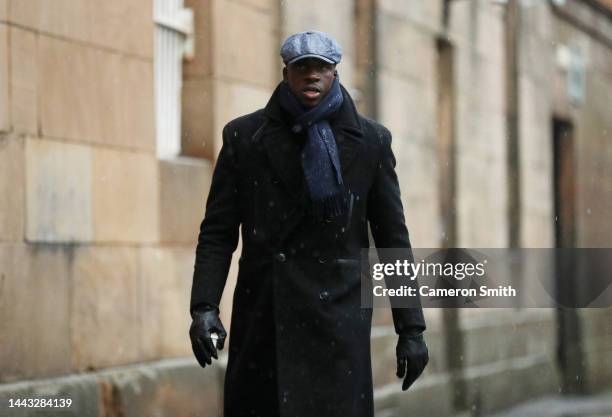 Manchester City footballer, Benjamin Mendy attends Chester Crown Court on the final day of his trial on November 21, 2022 in Chester, England....