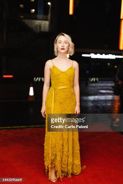 Saoirse Ronan attends the 2022 British Academy Scotland Awards at the DoubleTree Hilton on November 20, 2022 in Glasgow, Scotland.