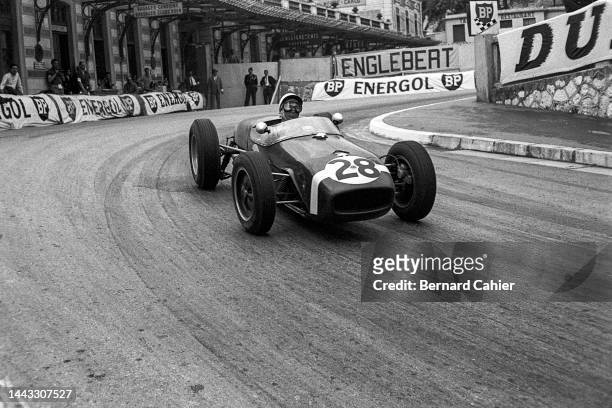 Stirling Moss, Lotus-Climax 18, Grand Prix of Monaco, Circuit de Monaco, 29 May 1960.