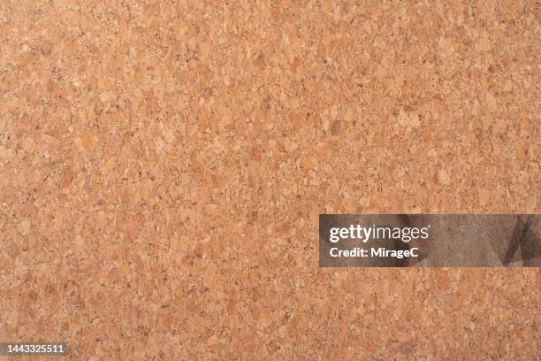 brown rough cork texture background - sughero foto e immagini stock
