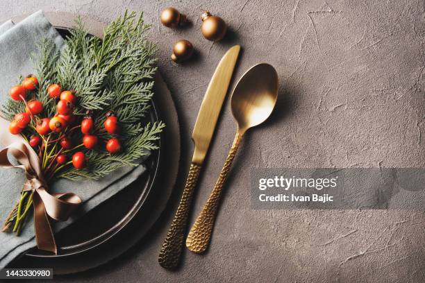 christmas dinner - christmas cards stock pictures, royalty-free photos & images