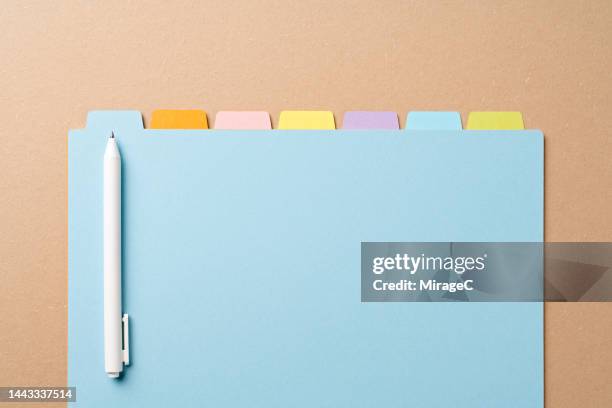 index card file organizer with a pen - future society stock pictures, royalty-free photos & images