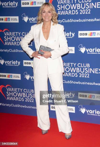Louise Minchin attends the Variety Club Showbusiness Awards 2022 at Hilton Park Lane on November 21, 2022 in London, England.