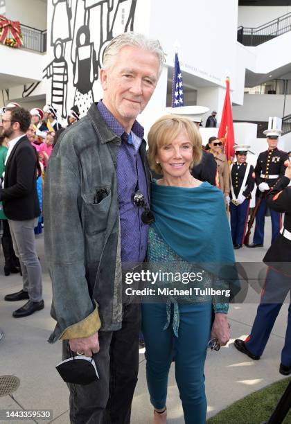 Patrick Duffy and Linda Purl attend a press conference for the 90th Anniversary Hollywood Christmas Parade at Hollywood & Highland on November 21,...