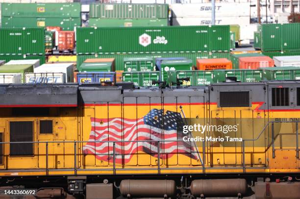 Union Pacific Container Union Pacific Intermodal Terminal Photos and Premium High Res Pictures ...