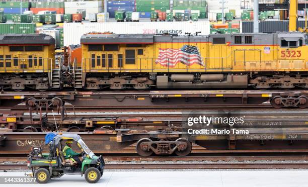 Union Pacific Container Union Pacific Intermodal Terminal Photos and Premium High Res Pictures ...