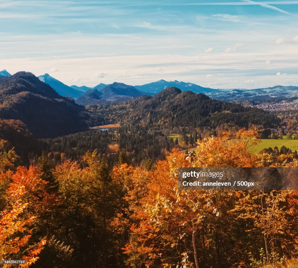 Alpine Country Beautiful Nature Of European Alps Landscape View Of Alpine Mountains ...