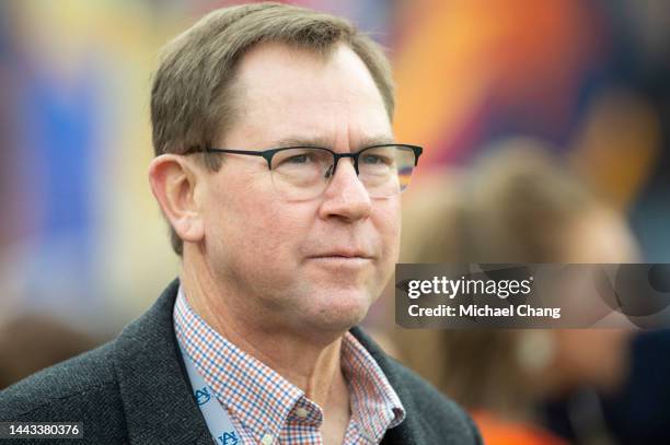 Athletic director John Cohen with the Auburn Tigers prior to their game against the Western Kentucky Hilltoppers at Jordan-Hare Stadium on November...