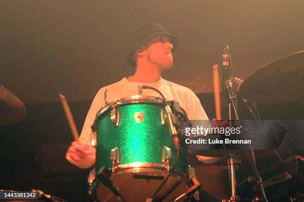 Ryan Winnen of COIN performs at Rescue Rooms on November 21, 2022 in Nottingham, England.