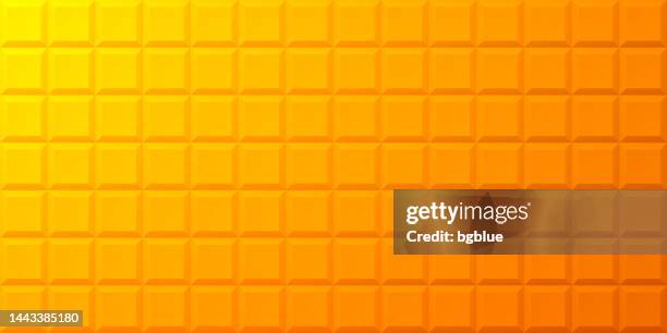 abstract orange background - geometric texture - chocolate bar stock illustrations