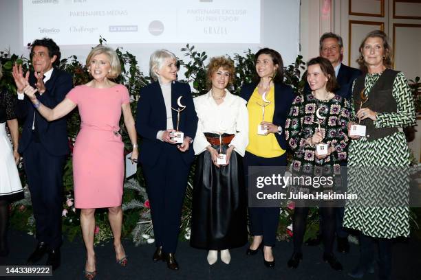 Thomas Misrachi, Patricia Chapelotte, Isabelle Rome, who received the Woman of Influence Politic Award, Abnousse Shalmani, who received the Woman of...
