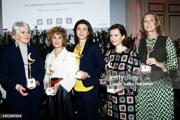 Isabelle Rome, who received the Woman of Influence Politic Award, Abnousse Shalmani, who received the Woman of Cultural Influence Award, Kalina...