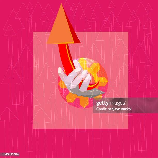 stock market , - looking at screen reflection stock illustrations