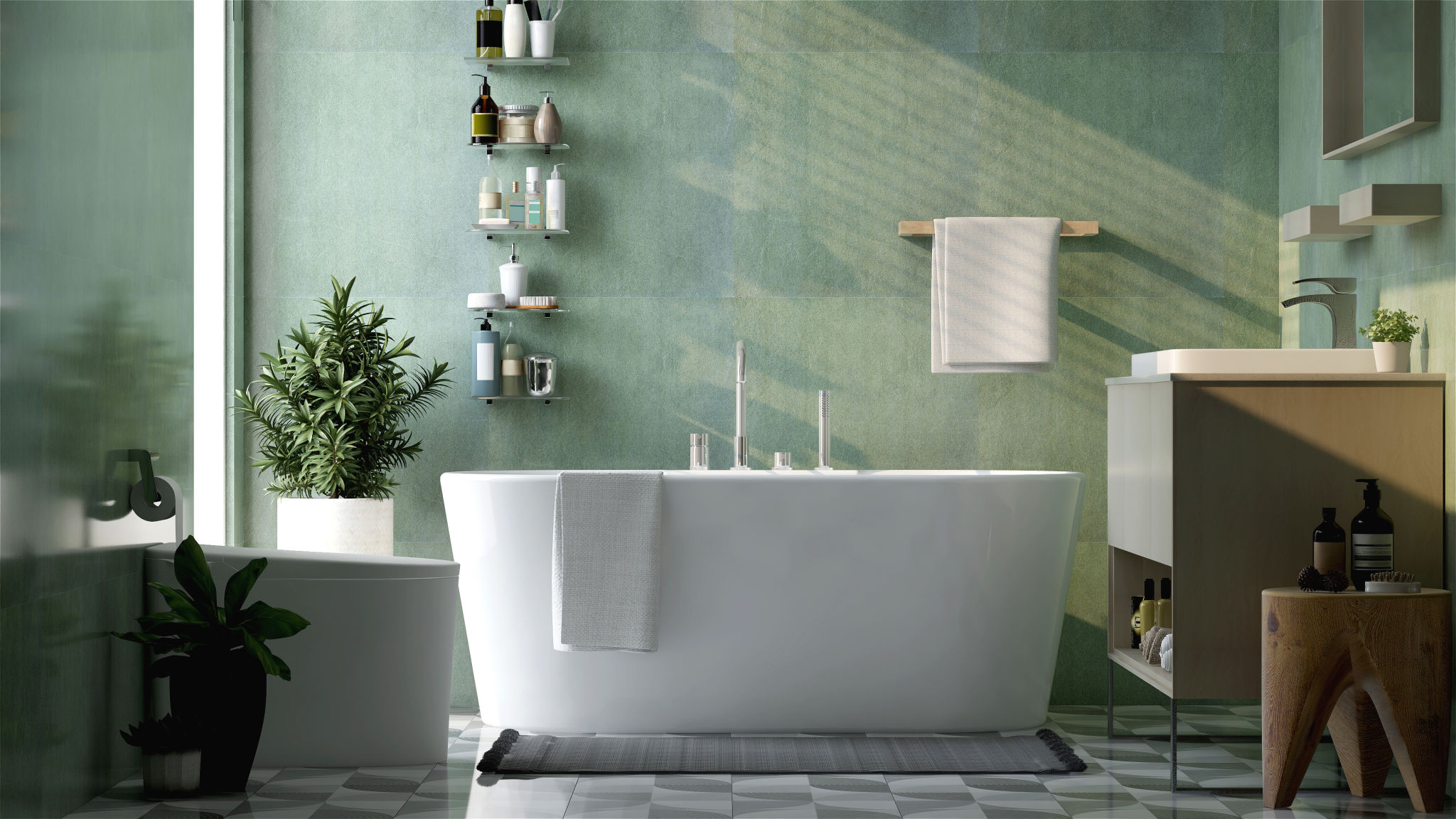luxury bathtub