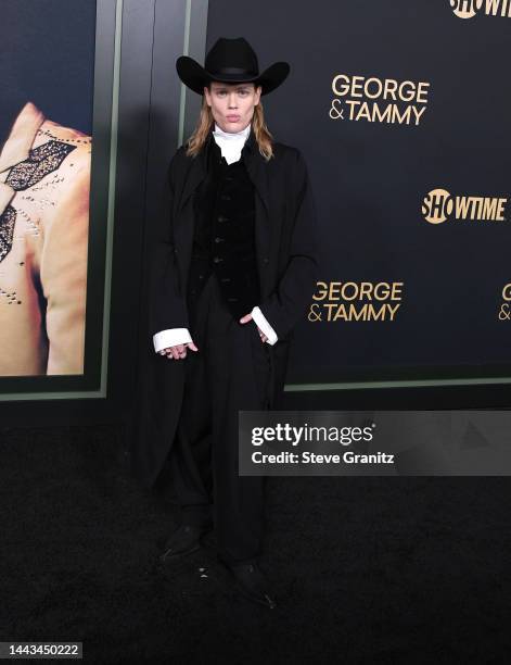 Kelly McCormack arrives at the Showtime's "George & Tammy" Premiere Event at Goya Studios on November 21, 2022 in Los Angeles, California.