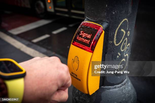 Sign Hand Sensor Pedestrian Sign Hand Photos and Premium High Res Pictures - Getty Images