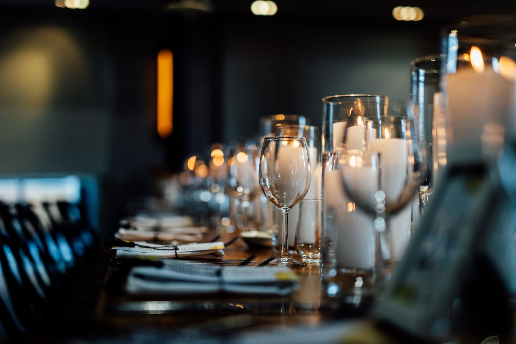 elegant dining setup