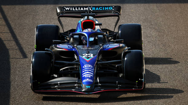 Formula 1 Testing in Abu Dhabi - Day OneABU DHABI, UNITED ARAB EMIRATES - NOVEMBER 22: Alexander Albon of Thailand driving the (23) Williams FW44 Mercedes on track during Formula 1 testing at Yas Marina Circuit on November 22, 2022 in Abu Dhabi, United Arab Emirates