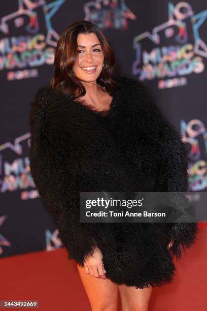 Jenifer Bartoli attends the 24th NRJ Music Awards - Red Carpet arrivals at Palais des Festivals on November 18, 2022 in Cannes, France.