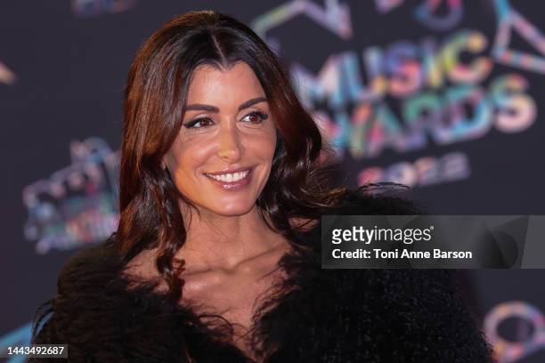 Jenifer Bartoli attends the 24th NRJ Music Awards - Red Carpet arrivals at Palais des Festivals on November 18, 2022 in Cannes, France.