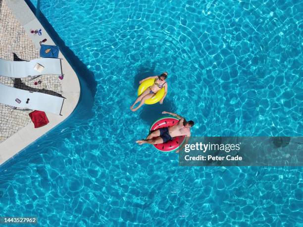 Pool Float From Above Swimming Pool Overhead Float Photos and Premium High Res Pictures ...