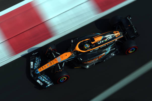 Formula 1 Testing in Abu Dhabi - Day OneABU DHABI, UNITED ARAB EMIRATES - NOVEMBER 22: Oscar Piastri of Australia driving the McLaren MCL36 Mercedes on track during Formula 1 testing at Yas Marina Circuit on November 22, 2022 in Abu Dhabi, United Arab Emirates.