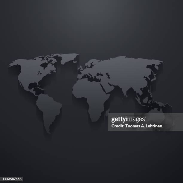 Light Gray World Map Photos and Premium High Res Pictures - Getty Images