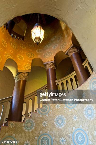Superior Court Of California Santa Barbara Spiral Staircase And Columns At The Superior Court Of Santa Barbara