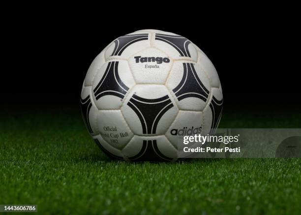 Detailed view of the adidas Tango Espana, the official match ball of the 1982 FIFA World Cup in Spain....
