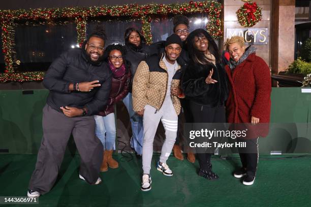 Kirk Franklin attends the first day of Macy's Thanksgiving Day Parade rehearsals at Macy's Herald Square on November 21, 2022 in New York City.