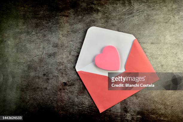 love letter concept - love letter stock-fotos und bilder