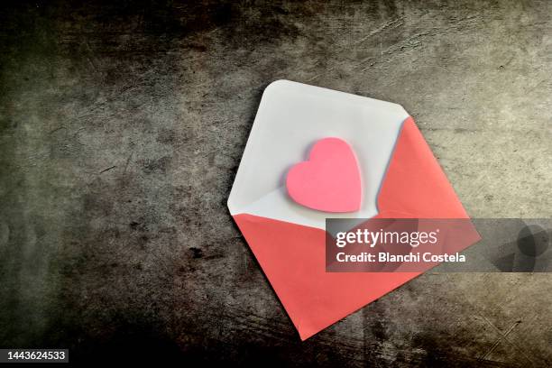 love letter concept - love letter stock pictures, royalty-free photos & images