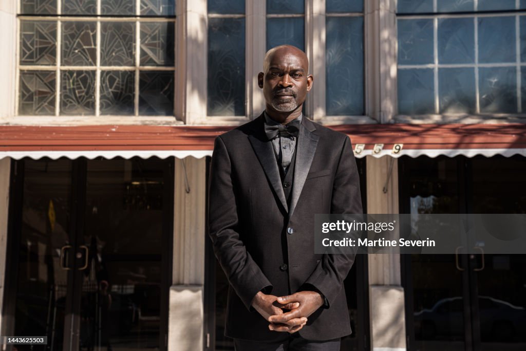 Black Congregation attend Black Baptist Church service