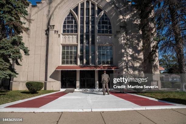 black congregation attend black baptist church service - baptist stock pictures, royalty-free photos & images