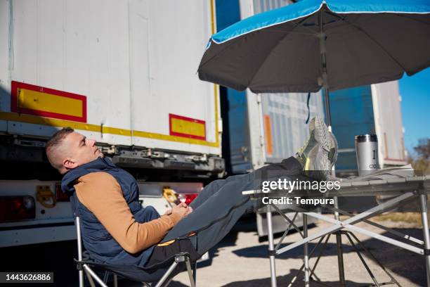 Driver Under Rest 1,659 Truck Driver Rest Stock Photos, High-Res Pictures, and Images ...