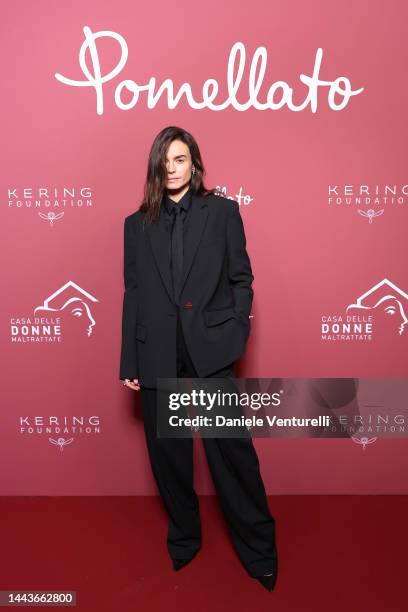 Kasia Smutniak attends "Pomellato: Women, Audacity, Freedom" on November 22, 2022 in Milan, Italy.