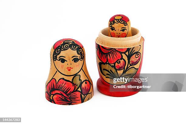 russische puppe - russian dolls stock-fotos und bilder