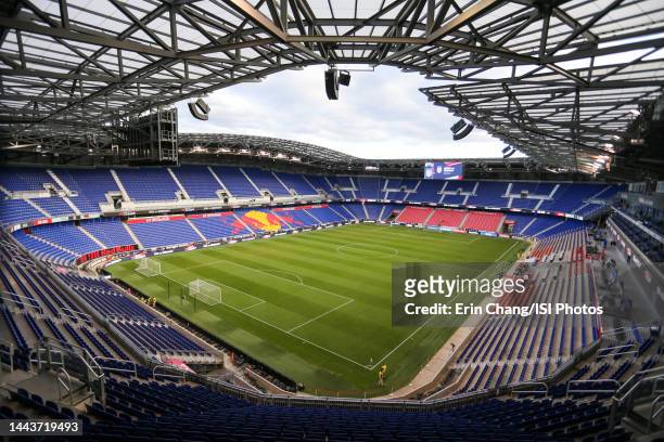Overview of Red Bull Arena before a game between Germany and USWNT at Red Bull Arena on November 13, 2022 in Harrison, New Jersey.