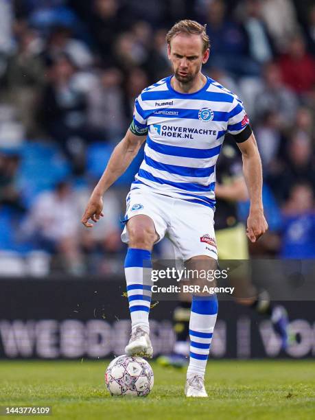 Siem de Jong of De Graafschap looks on during the Keuken Kampioen Divisie match between De Graafschap and FC Den Bosch at De Vijverberg on May 19,...