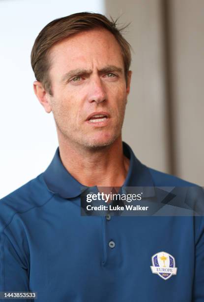 Nicolas Colsaerts is named as a Vice Captain for Luke Donald's European 2023 Ryder Cup team November 18, 2022 in Dubai, United Arab Emirates.