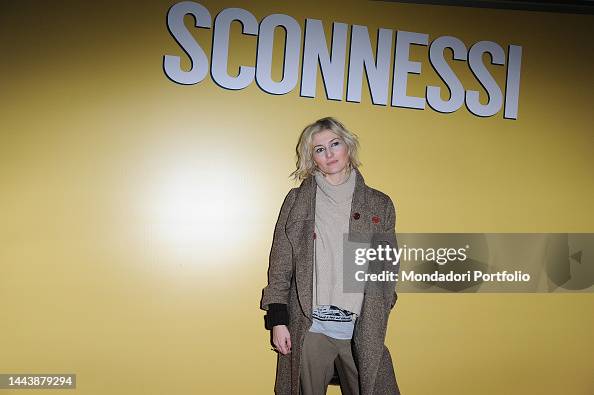 Italian actress Chiara Conti during the premiere of Sconnessi movie