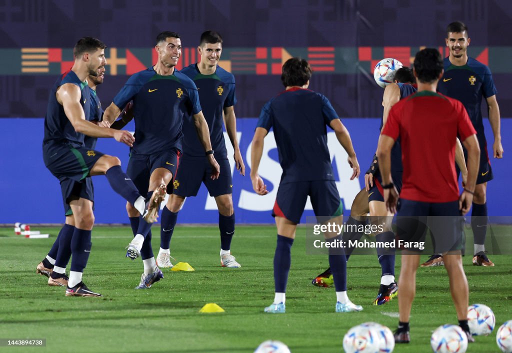 Portugal Training Session - FIFA World Cup Qatar 2022