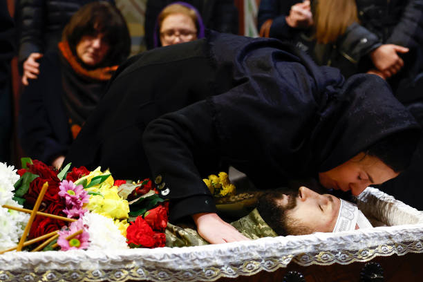 UKR: Funeral For Sergiy Mironov, Ukrainian Soldier, Blogger And Tour Guide, Held In Kyiv