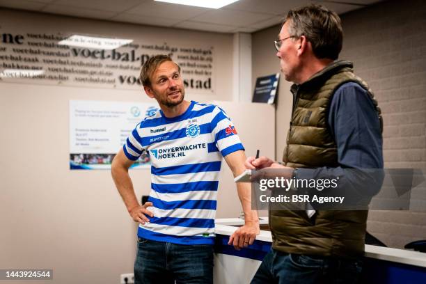 Siem de Jong of De Graafschap gives an interview after the Keuken Kampioen Divisie match between De Graafschap and FC Den Bosch at De Vijverberg on...