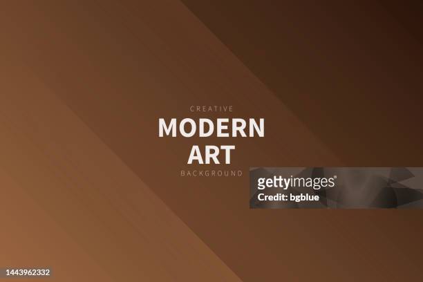 illustrazioni stock, clip art, cartoni animati e icone di tendenza di sfondo astratto moderno - gradiente marrone - sfondo marrone