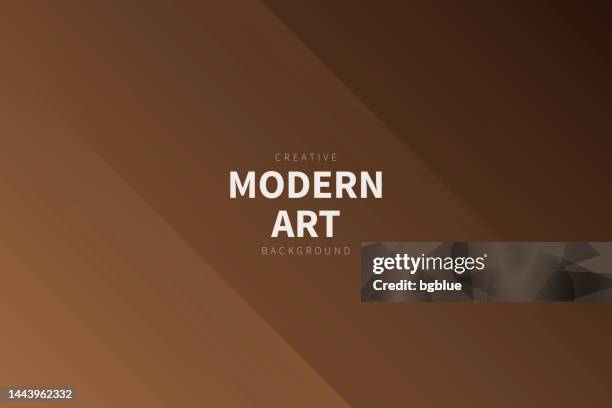 ilustrações de stock, clip art, desenhos animados e ícones de modern abstract background - brown gradient - fundo castanho