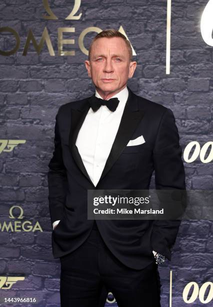Daniel Craig attends a special event hosted by Omega to celebrate 60 years of James Bond on November 23, 2022 in London, England.