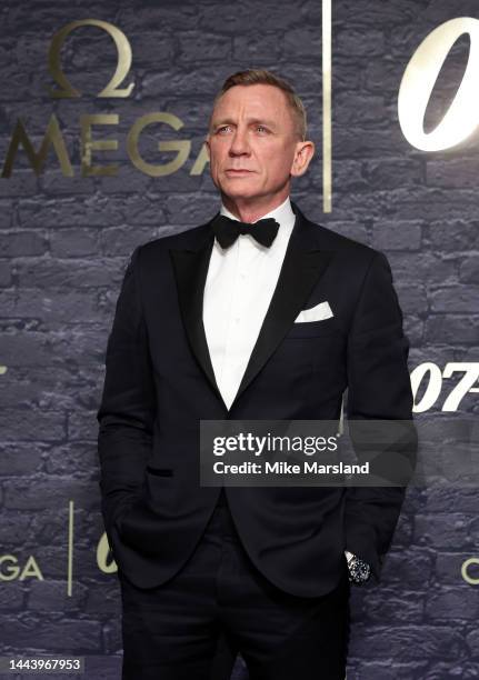 Daniel Craig attends a special event hosted by Omega to celebrate 60 years of James Bond on November 23, 2022 in London, England.